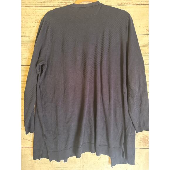 Simply Scarlett Navy Blue Cardigan Women Sz L - Picture 6 of 9